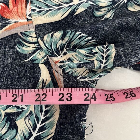 Molokai Men Hawaiian Rustic Shirt Palm Floral Cruise Tropical‎ Luau Beach Aloha - Picture 13 of 14